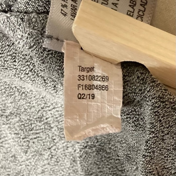 Wild Fable Heather Grey Tiered Midi Dress with Long Sleeves | Stretchy | Comfy - Picture 7 of 7